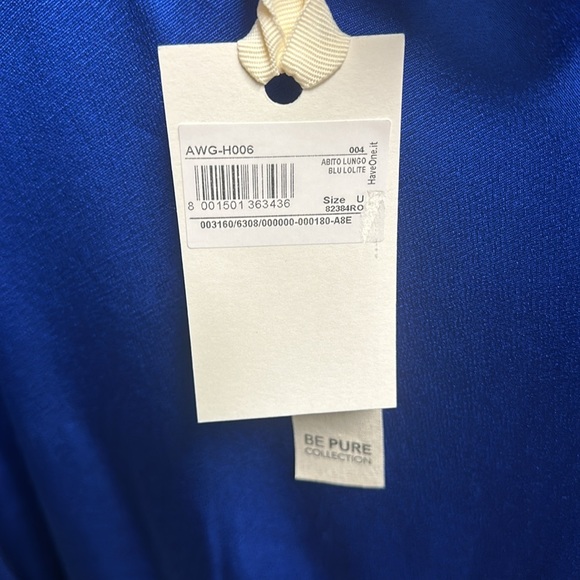 NWT! HAVEONE Made in Italy 100% Viscose Dress One Size fits all! - Picture 8 of 8